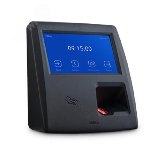 Биометрический терминал учета рабочего времени в  комплекте с активированным встроенным стандартным пакетом ПО PERCo-WSE с модулем ПО PERCo-WME01     УРВ.