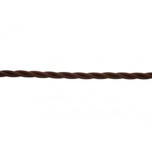 Ретро провод 3х1,5 Коричневый (матовый) 20м