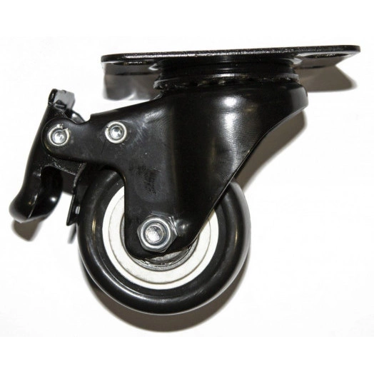 Ролик TCAS-3IBRK  для шкафов, с тормозом , максимальная нагрузка 150 кг, d= 50.8