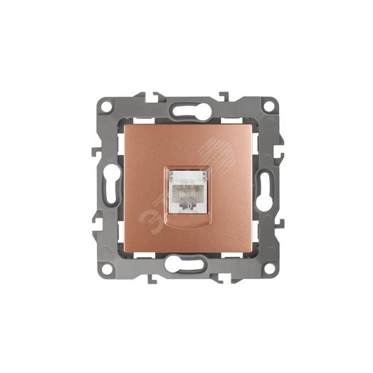 Розетка информационная RJ45, Эра12, медь, 12-3107-14