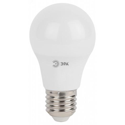 Лампа светодиодная стандарт LED A60-9W-860-E27 ЭРА (диод, груша, 9Вт, хол, E27)