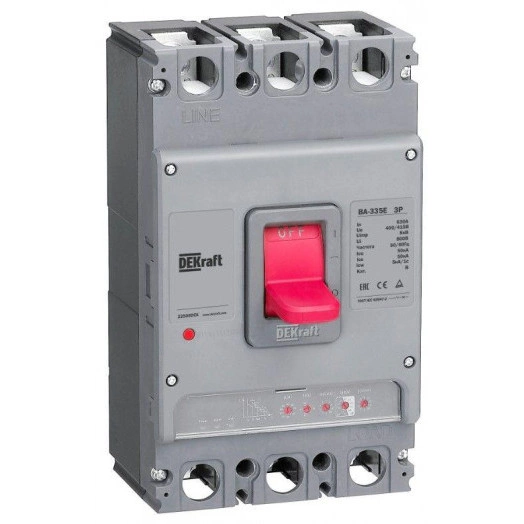 Выключатель автоматический 4п 630А 50кА ВА-335E электрон. расцеп. SchE 22507DEK