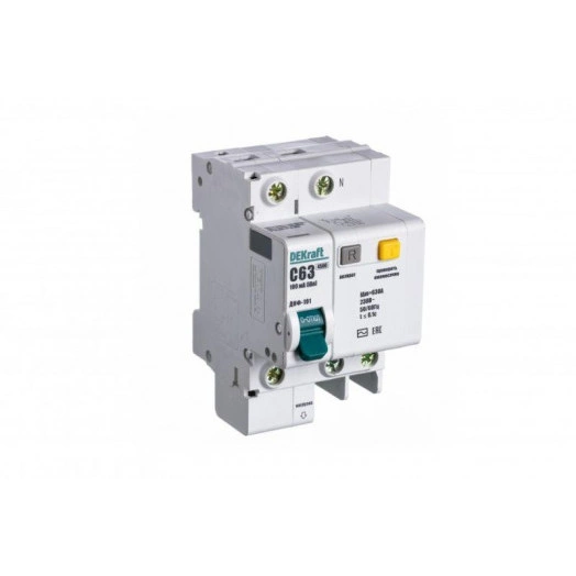 Выключатель автоматический дифференциального тока 2п C 63А 100мА тип AC ДИФ-101 со встроен. защит. от сверхтоков SchE 15208DEK