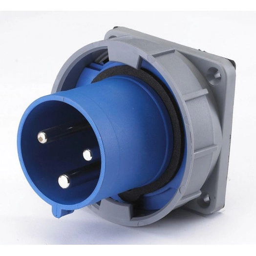 Вилка щитовая 633 63А 2P+PE 220В IP67 ВЩ-102 SchE 26065DEK