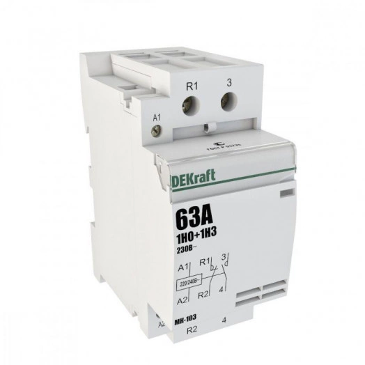 Контактор модульный МК-103 1НО+1НЗ 63А 230В SchE 18086DEK