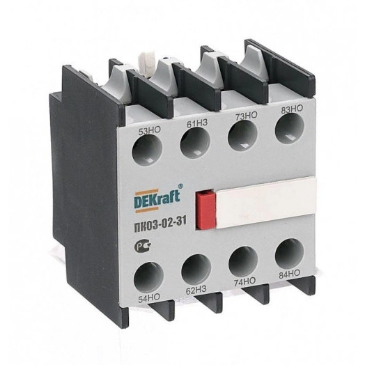 Приставка контактная ПК-03 лицев. доп. контакты 3НО+1НЗ SchE 24106DEK