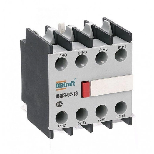 Приставка контактная ПК-03 лицев. доп. контакты 1НО+3НЗ SchE 24107DEK