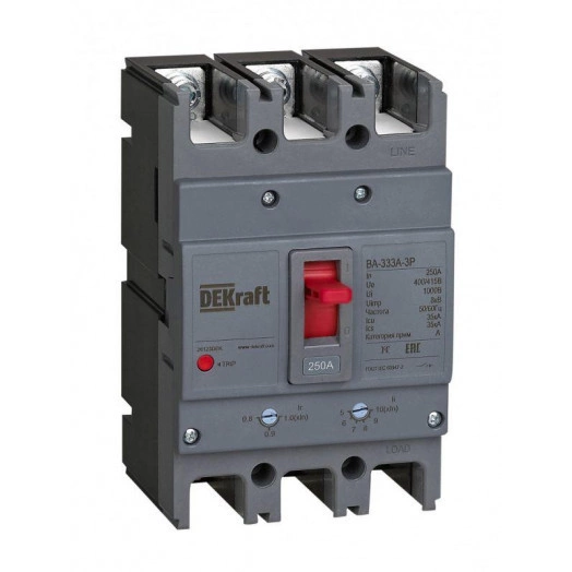 Выключатель автоматический силовой 3P 160А 35кА ВА-333А SchE 28121DEK