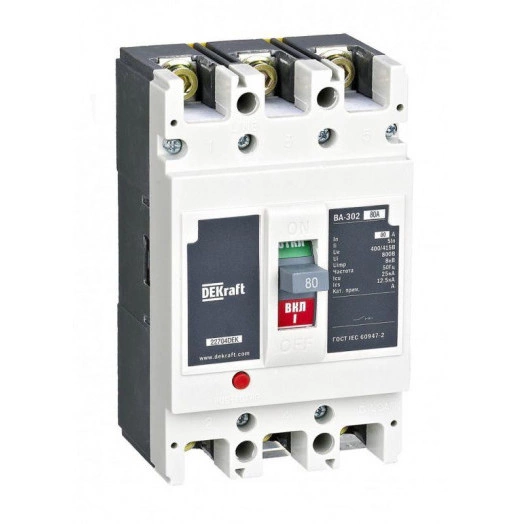 Выключатель автоматический 3п 63А 5In 25кА ВА-301 L SchE 22703DEK
