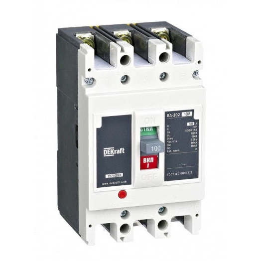 Выключатель автоматический 3п 50А 5In 25кА ВА-302 L SchE 22707DEK