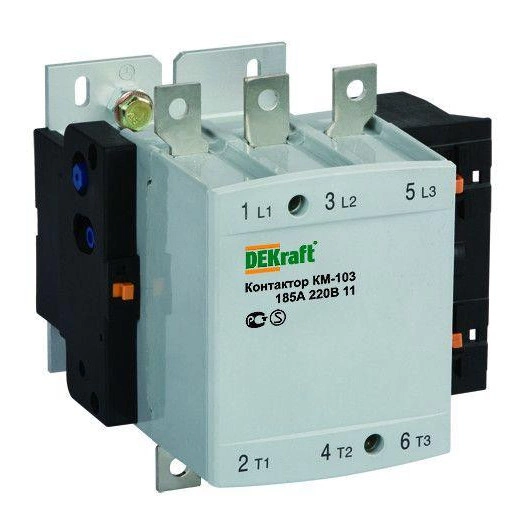 Контактор КМ-103 225А 220В AC3 1НО+1НЗ SchE 22156DEK