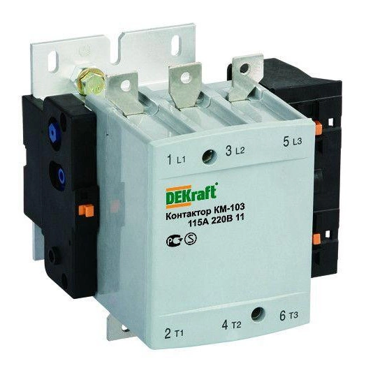 Контактор КМ-103 150А 220В AC3 1НО+1НЗ SchE 22152DEK