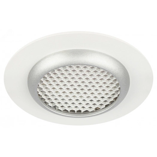 Светильник встраиваемый алюминиевый KL109 WH/SL MR16 GU5.3 белый/серебро матовый