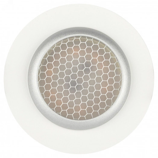 Светильник встраиваемый алюминиевый KL109 WH/SL MR16 GU5.3 белый/серебро матовый