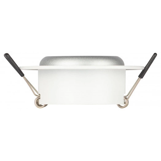 Светильник встраиваемый алюминиевый KL109 WH/SL MR16 GU5.3 белый/серебро матовый