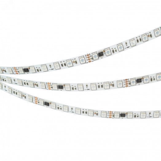 Лента DMX-B72-10мм 24V RGB-PX6 (16 W/m, IP20, 5060, 5м) (бегущий огонь)