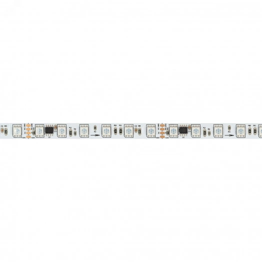 Лента DMX-B72-10мм 24V RGB-PX6 (16 W/m, IP20, 5060, 5м) (бегущий огонь)