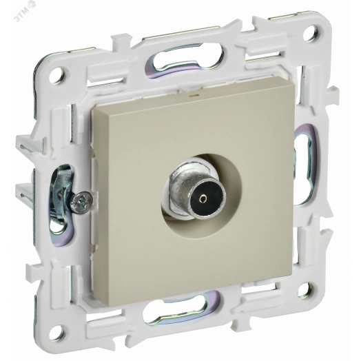 SKANDY Розетка TV оконечная SK-A12B бежевый IEK