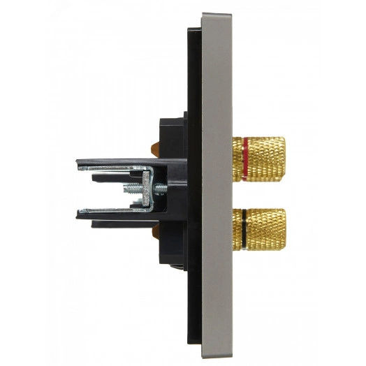 FORTE&PIANO Аудиорозетка 4-местная FP539 сталь IEK