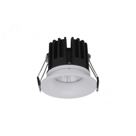 Светильник LED Effect ДАУНЛАЙТ COB IP44 12Вт 1400лм 4000К IP44/IP20 КСС Г 60° встраиваемые, COB , DALI