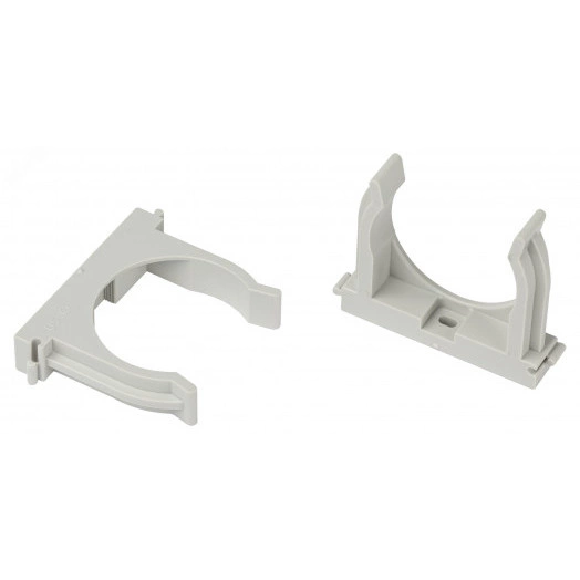 Крепеж клипса для труб прямой монтаж d 50мм серый CLIP-50-G-MP