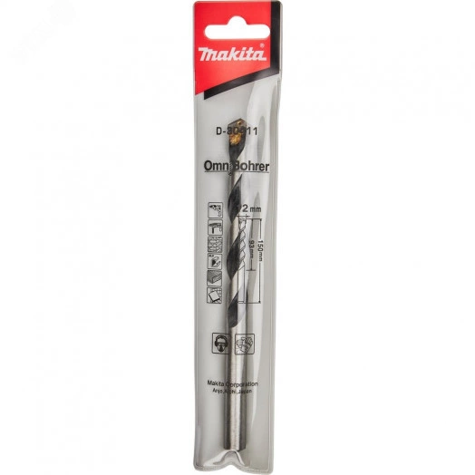 Сверло универсальное 12х93x150