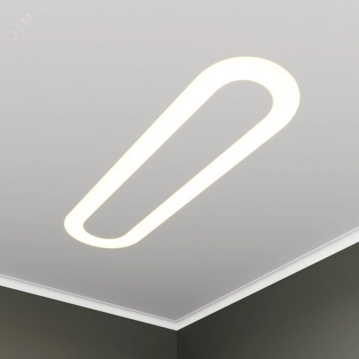 Светильник светодиодный RVE-LBX-HOLE-LARGO-2630-V (Овал с отв. 2630х380х100мм S80мм 136Вт встраиваемый 4000K Белый)