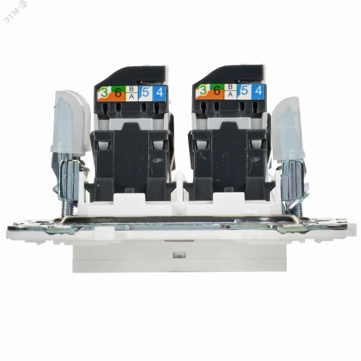 SKANDY Розетка компьютерная двойная RJ45 кат.5E SK-K03W арктический белый IEK