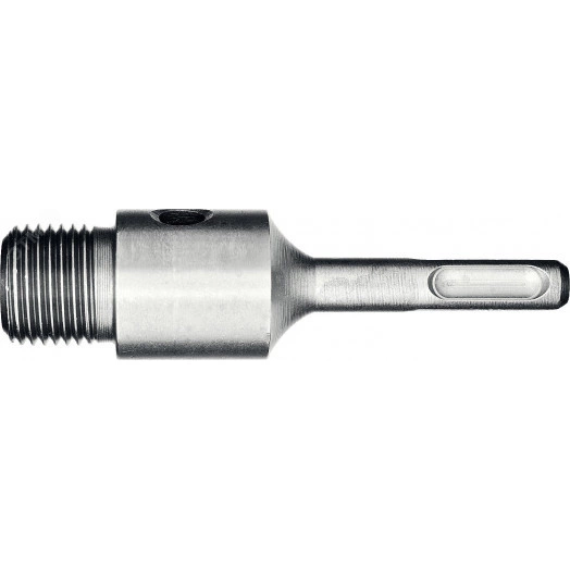 Державка для бур коронки с хвостовиком SDS Plus, L-100мм,резьба М22,конусное крепление центрир сверла