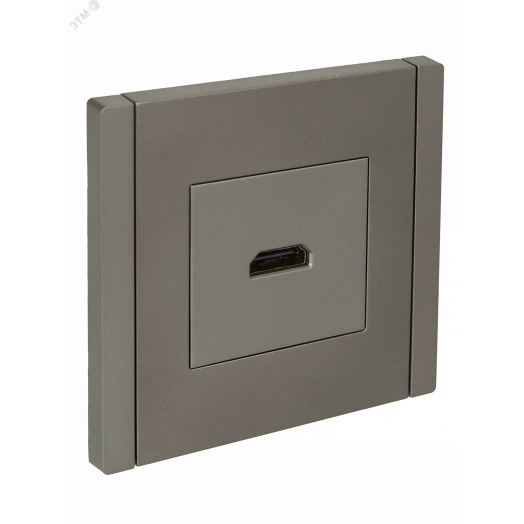 FORTE&PIANO Розетка HDMI FP540 сталь IEK
