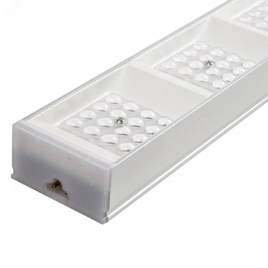 Светильник светодиодный ULO-EL120B-100W/6500K/K SILVER LINKABLE накладной соединяемый Дневной свет (6500K) Корпус серебристый Угол 60 градусов