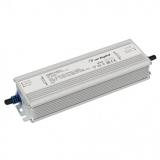 Блок питания ARPJ-LG-2861050-PFC (200W, 143-286V, 0.5-1.05A) (Arlight, IP67 Металл, 5 лет)