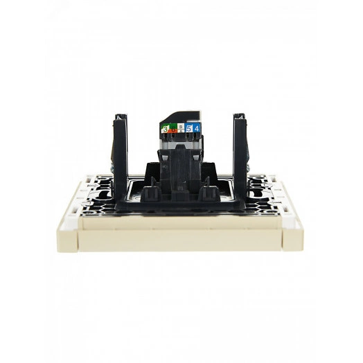 FORTE&PIANO Розетка компьютерная RJ45 кат.5E FP432 ваниль IEK