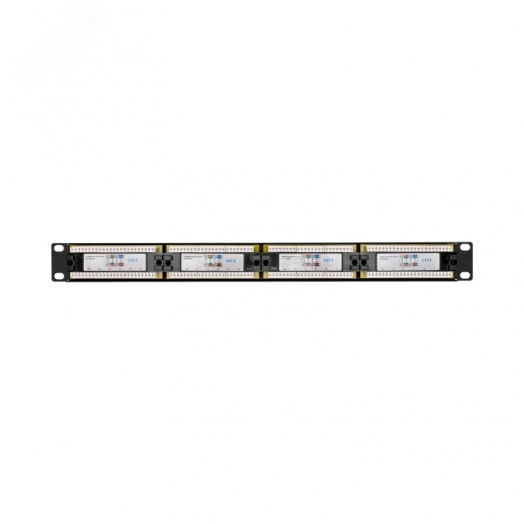 Панель коммутационная 19 дюймов PRO 1U 24 порта UTP RJ-45 CAT 6
