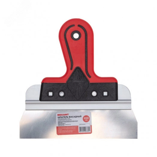 Шпатель фасадный, нержавеющая сталь, 200мм, 2-компонентная ручка