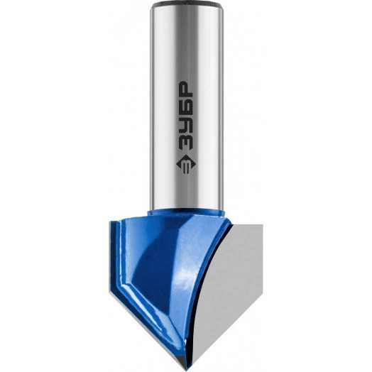 Фреза пазовая галтельная V-образная 25.4x25мм, угол 90град.мм