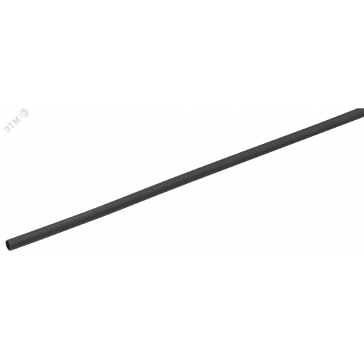 Трубка термоусадочная ТТУ 2/1 черная 1м GENERICA