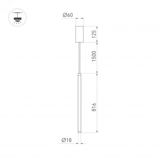 Светильник SP-JEDI-HANG-R18-10W Day4000 (WH, 360 deg, 230V) (Arlight, IP20 Пластик, 3 года)