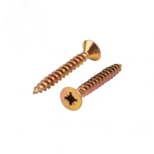 Саморез универсальный 5х40, желтый цинк, пакет (500 шт/уп)