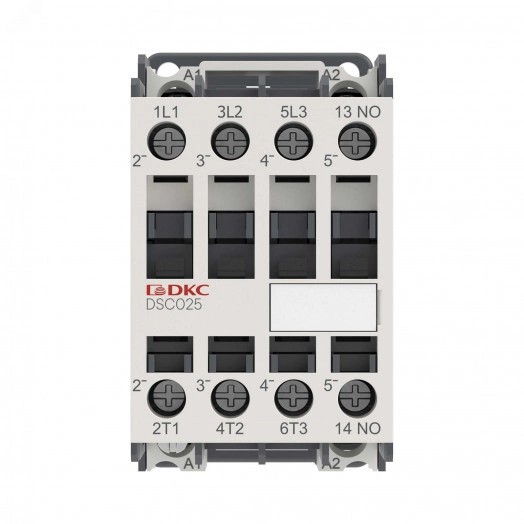 Магнитный контактор YON DSC025 25A 12,5кВт AC3 3P кат.380В AC 1НО