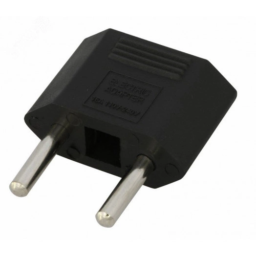 Переходник сетевой плоский Тефаль, черный
