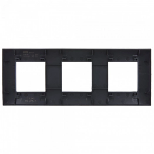 SKANDY Рамка 3-местная SK-F03G графит IEK