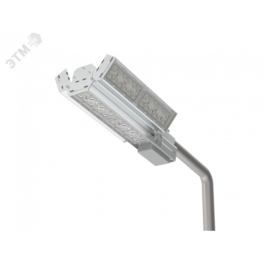 Светильник светодиодный для охранного периметра Cerberus 150 Вт консольный 4000 К IP67 NEMA RAL9005 черный