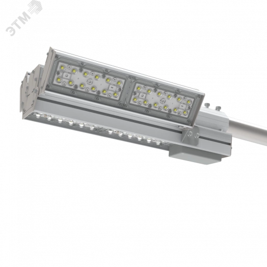 Светильник светодиодный для охранного периметра Cerberus 150 Вт консольный 4000 К IP67 NEMA RAL9005 черный