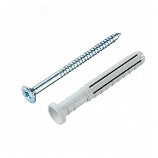 Дюбель-гвоздь YZ цилиндр. манжета нейлон 8x60 (30 шт) - пакет Tecfi