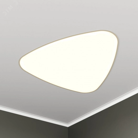 Светильник светодиодный RVE-LBX-LITUS-1030-V (Треугольник Рело закругл. 1030х980х120мм 74Вт встраиваемый 4000K Белый)