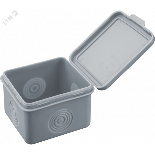 Коробка NSS-DB-65-65-45-GR распаячная открытого монтажа без мембран 65х65х45