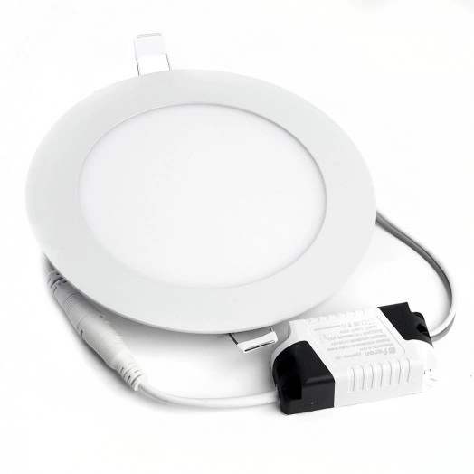 Светильник светодиодный ДВО-9w 6400K 740Лм slim белый