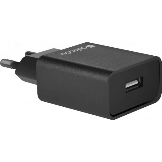 Зарядное устройство сетевое UPC-11 1xUSB, 5V/2.1А, кабель microUSB