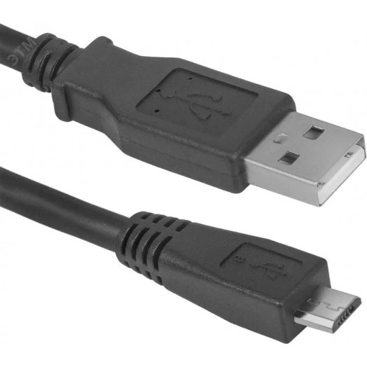 Зарядное устройство сетевое UPC-11 1xUSB, 5V/2.1А, кабель microUSB